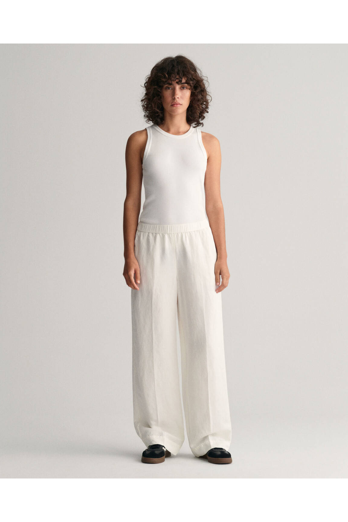Pantalon baltas GANT moteris