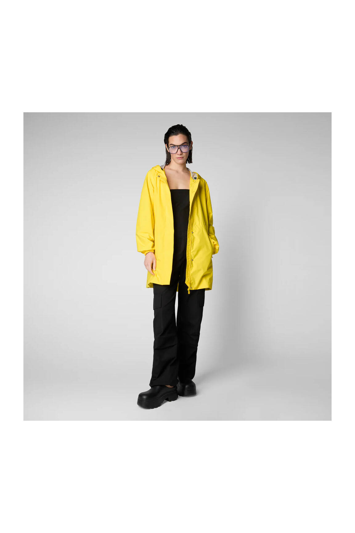 Parka geltona SAVE THE DUCK moteris