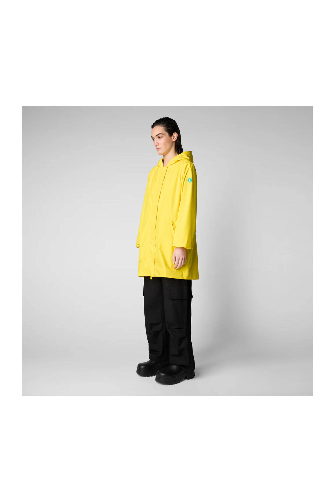 Parka geltona SAVE THE DUCK moteris