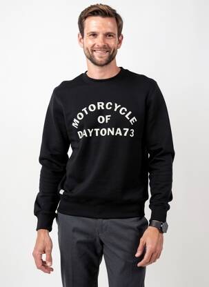 Mikroskopas tamprumas ilgos rankovės juodas DAYTONA vyras