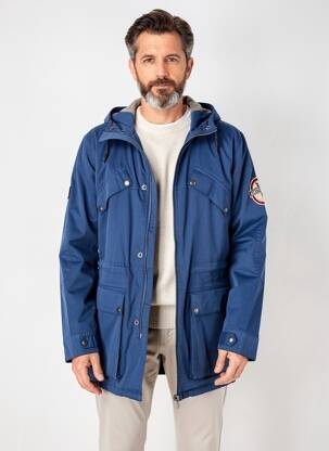 Parka ilgos rankovės be gobtuvų mėlyna DAYTONA vyras