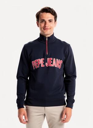 Mikroskopas ilgos rankovės ilgos rankovės mėlyna PEPE JEANS vyras