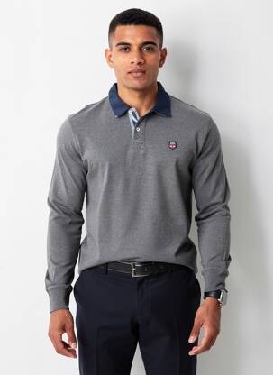 Polo ilgos rankovės ilgos rankovės pilka PEPE JEANS vyras