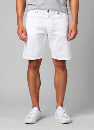 Bermudas denimo audinys normala dydis baltas LCDN vyras