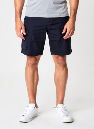 Bermudas popelinos audinys, kuris pasižymi lygiu ir tankiu paviršiumi. normala dydis mėlyna COMPTOIR DU RUGBY vyras