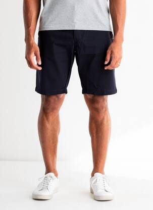 Bermudas popelinos audinys, kuris pasižymi lygiu ir tankiu paviršiumi. normala dydis mėlyna COMPTOIR DU RUGBY vyras