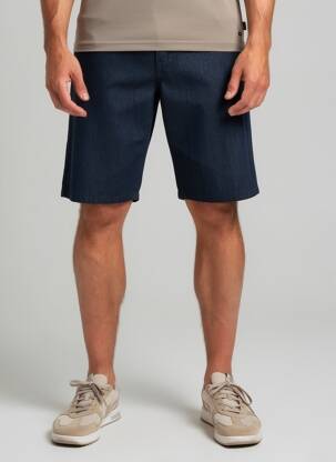 Bermudas denimo audinys normala dydis juodas HUGO BOSS vyras