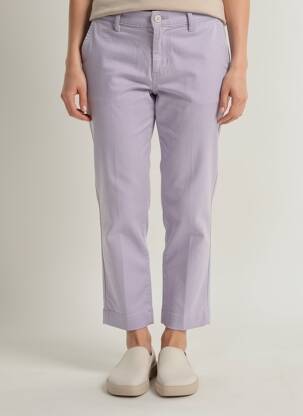 Chino kelnė tamprumas normala dydis violetinis FREEMAN T.PORTER moteris