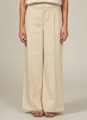Platus kelnes užtrauktukas po atvartu su kabliu normala dydis bežinis MKT STUDIO moteris