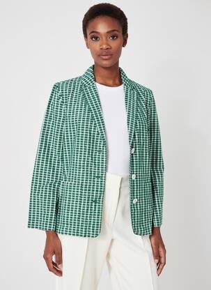 Švarkas kišenės žalias NICE THINGS moteris