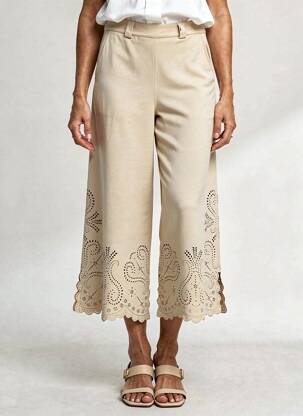 7/8 kelnės tamprumas normala dydis bežinis TRICOT CHIC moteris