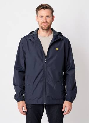 Vėjo nepraleidėjas apatinė dalis siaura su gobtuvu mėlyna LYLE & SCOTT vyras