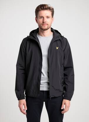 Vėjo nepraleidėjas apatinė dalis siaura su gobtuvu juodas LYLE & SCOTT vyras