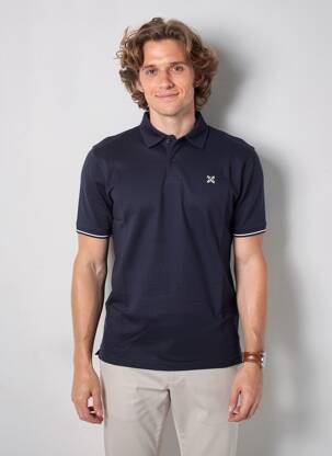 Polo jersey audinys trumpas rankovės mėlyna OXBOW vyras