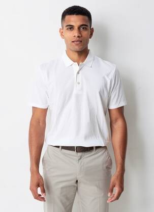 Polo jersey audinys be rankų baltas ANONYM APPAREL vyras