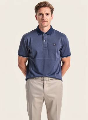 Polo tamprumas trumpas rankovės mėlyna CP COMPANY vyras