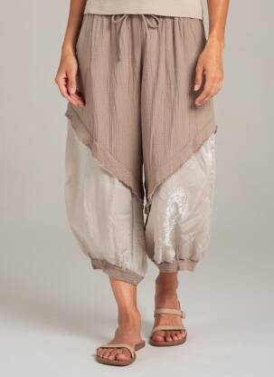 7/8 kelnės elastinė dydis normala dydis rudas NEW COLLECTION moteris