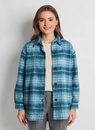 Kasdienis švarkas mygtukais užsegami rankogaliai su plyšiu mėlyna THE KOOPLES moteris