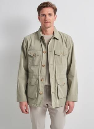 Parka ilgos rankovės be gobtuvų žalias GUESS vyras