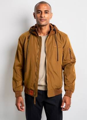 Striukė kišenės rudas BOMBERS vyras