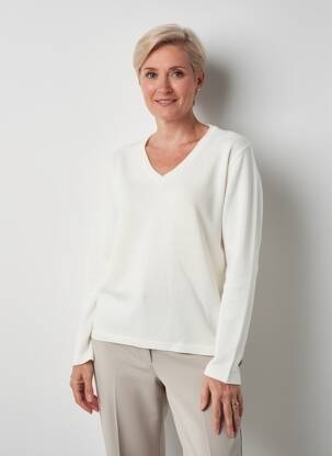 Megztinis centrinė iškirptė ilgos rankovės bežinis SIGNATURE moteris