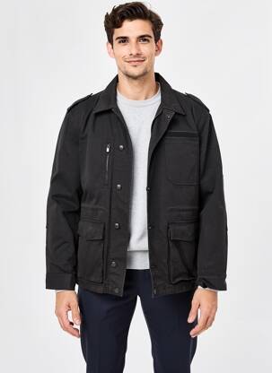 Kasdienis švarkas priekinė mygtukų uždarymo sistema juodas THE KOOPLES vyras