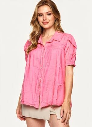 Moteriškas marškinys trumpas rankovės trumpas rankovės rožinė ANDROMEDE moteris