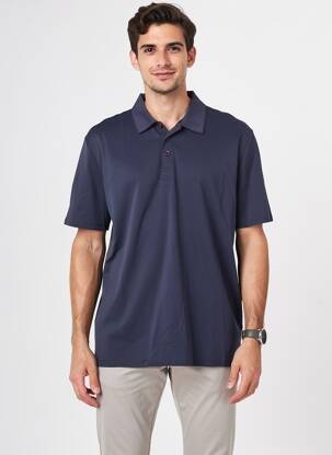 Polo jersey audinys trumpas rankovės mėlyna NO EXCESS vyras