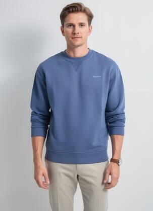 Mikroskopas tamprumas ilgos rankovės mėlyna PEPE JEANS vyras