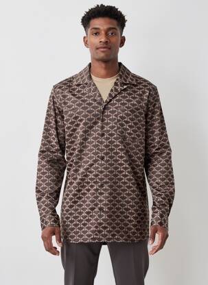 Kasdienis švarkas priekinė mygtukų uždarymo sistema rudas SCOTCH & SODA vyras