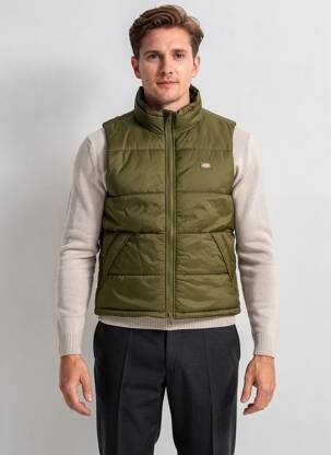 Pūkinė striukė aukšta apykaklė žalias DICKIES vyras