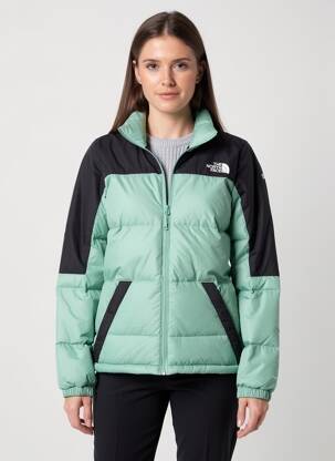 Pūkinė striukė aukšta apykaklė juodas THE NORTH FACE moteris