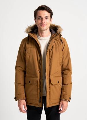 Parka rudas JACK & JONES vyras