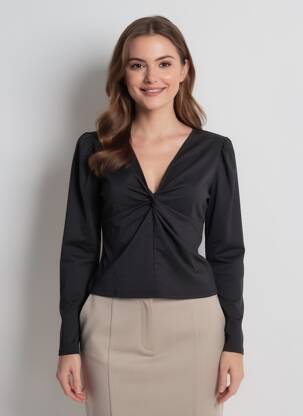 Viršūnė juodas JACQUELINE DE YONG moteris