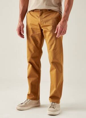 Chino kelnė rudas MANGO vyras