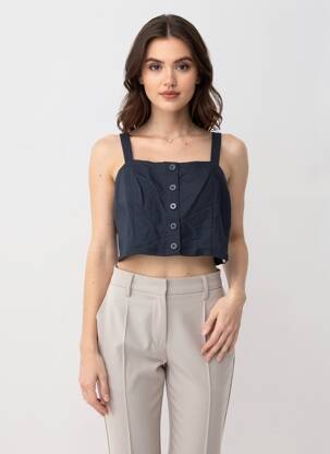 Viršūnė mėlyna SUPERDRY moteris