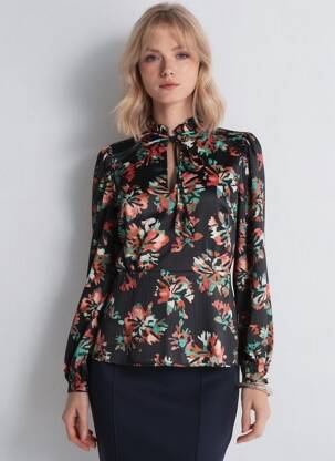 Moteriškas marškinys juodas VERO MODA moteris