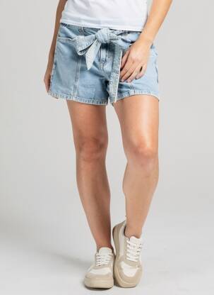Šortas mėlyna TOMMY HILFIGER moteris