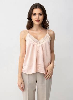 Marškiniai be rankovių rožinė VERO MODA moteris