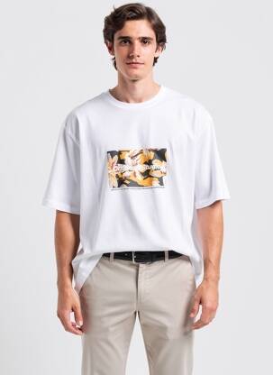 T-marškinys baltas JACK & JONES vyras