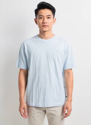 T-marškinys mėlyna JACK & JONES vyras
