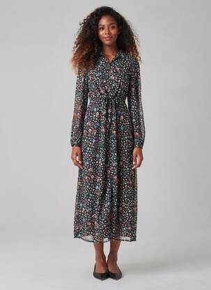 Ilga suknelė juodas VERO MODA moteris