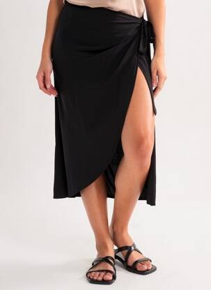 Pusilgis sijonas juodas VERO MODA moteris