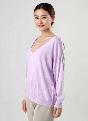Megztinis violetinis BELLITA moteris
