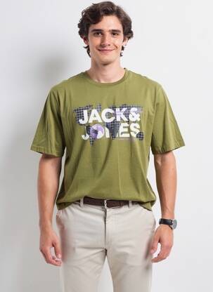 T-marškinys žalias JACK & JONES vyras