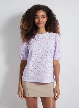 Viršūnė violetinis VERO MODA moteris