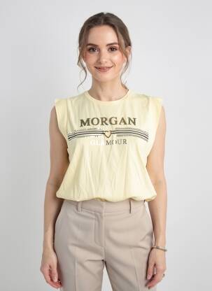 Viršūnė geltona MORGAN moteris