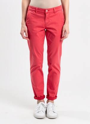 Chino kelnė raudona MORE & MORE moteris