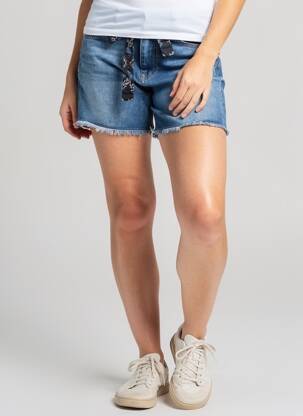 Šortas mėlyna SUPERDRY moteris