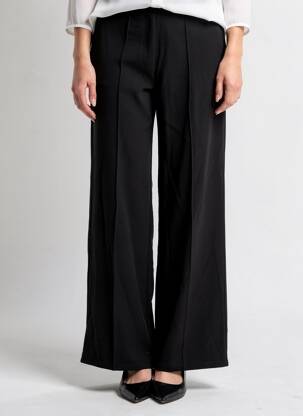 Platus kelnes juodas VERO MODA moteris